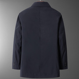 可脱内胆！8909/P210商务绅士羽绒服中老年爸爸翻领钮扣羽绒外套，男装羽绒服，星座1216