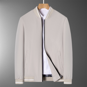2218/P60 秋装新款中年潮流爸爸夹克父亲外套运动休闲棒球服图片