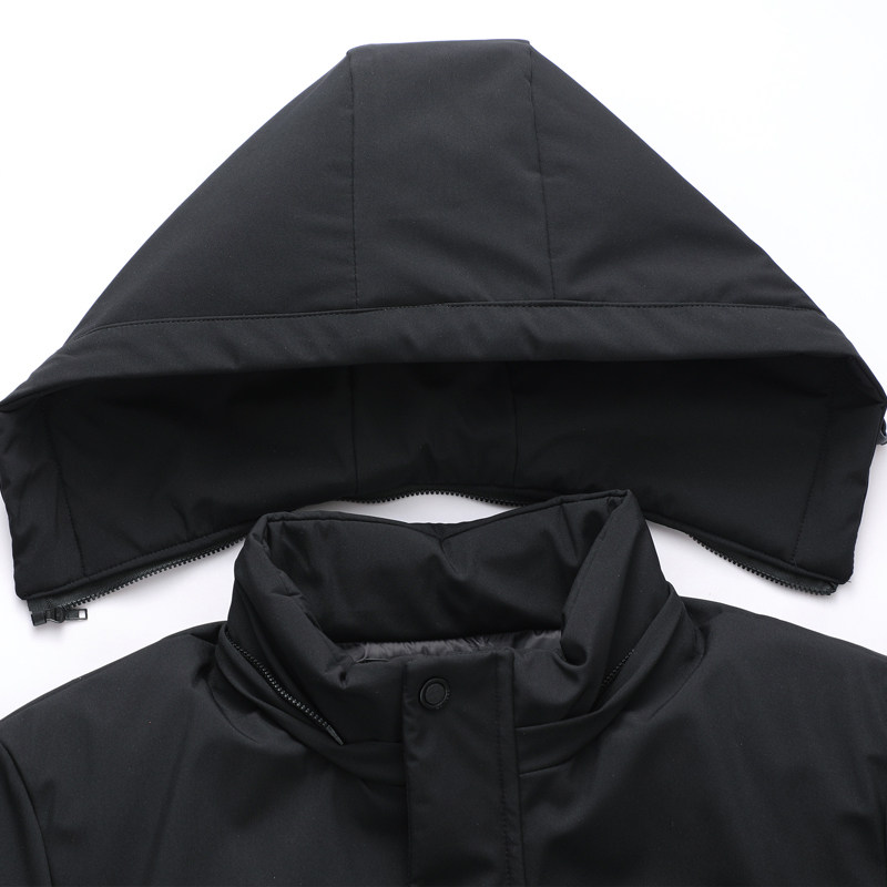 2188/P95商务休闲棉袄中年爸爸休闲装可脱卸帽子中长款棉服外套,男装棉衣,星座1216