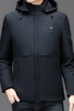 现货主推爆版！682/P70商务棉衣男中年爸爸棉服休闲服装父亲冬装，男装棉衣，星座1216