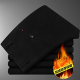 602/P50爸爸加绒加厚灯芯绒长裤高腰宽松商务中老年裤子，男装休闲裤，星座1216