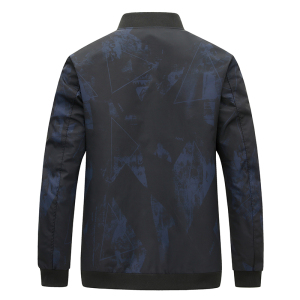 2215/P55 2023新款棒球服外套男爸爸商务休闲夹克中年外套男图片