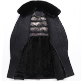 新款主推羽绒内胆长款大衣815/P165羽绒呢大衣男爸爸商务冬装，男装毛呢大衣，星座1216