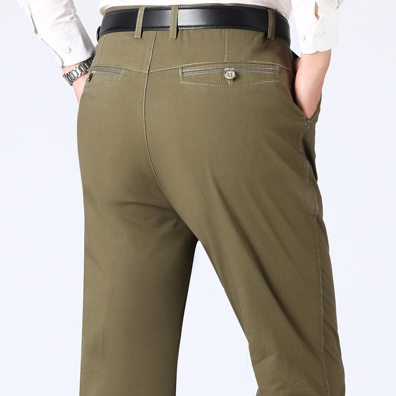 902/P30全棉休闲裤！长年有货！中老年裤子高腰直筒爸爸，男装休闲裤，星座1216