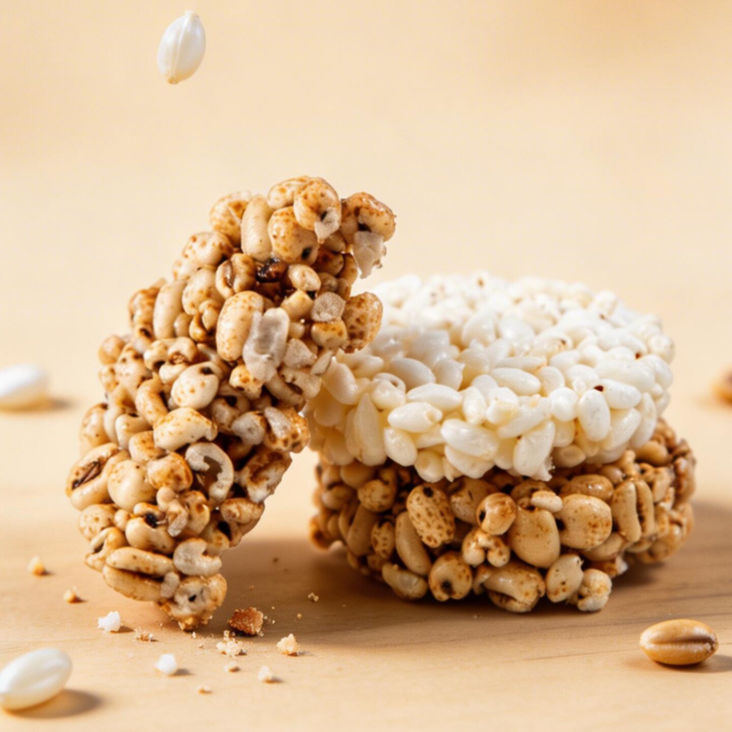 无蔗糖米通麦通大米花传统零食米花酥米饼怀旧散装休闲食品整箱