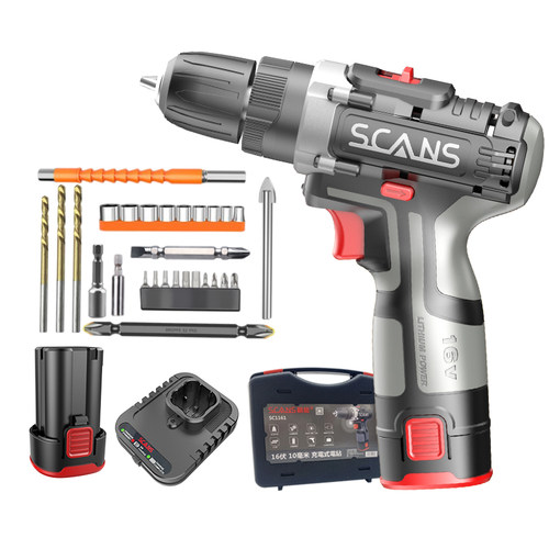 充电式SCANS/朝能手电钻锂电钻