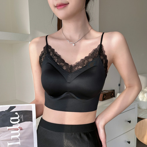 美背内衣抹胸细吊带小背心