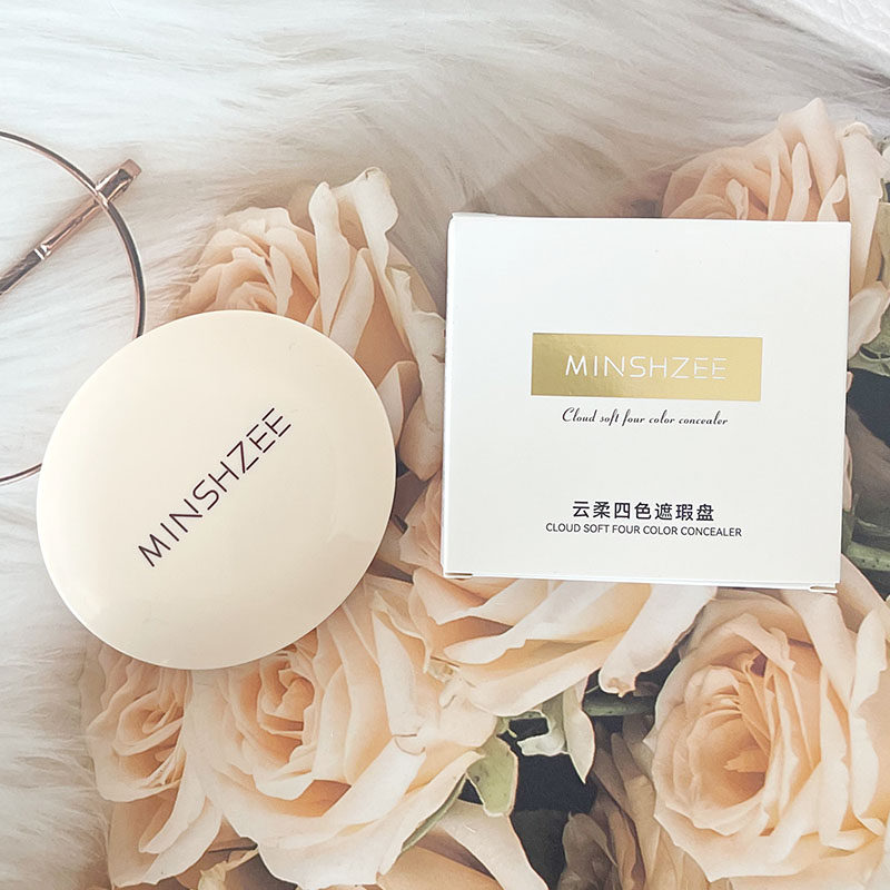 MINSHZEE茗希芝云柔四色遮瑕膏气垫粉底液遮瑕盘持久不卡自然肤色,彩妆/香水/美妆工具,气垫,淘宝优惠券,粉丝福利购,淘宝优惠卷