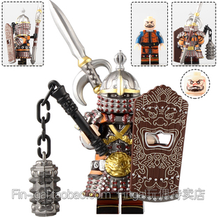 兼容国产中古代金宋蒙古铁骑兵重装铁浮屠古代士兵人仔积木R531