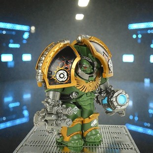 星际战士人仔战锤40K暗源终结者国产第三方积木拼装玩具K71