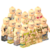 DX201 212性感女孩夜上海红绫圣修女 比妮娅吉特女神积木人仔玩具