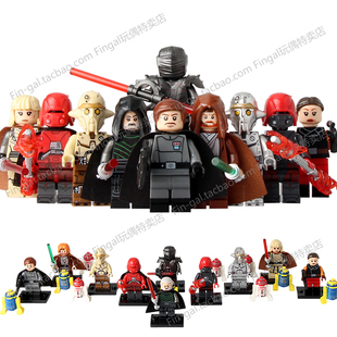 TV6113星球大战欧比旺刺客机器人马克罗胡杨教授拼装积木人仔玩具