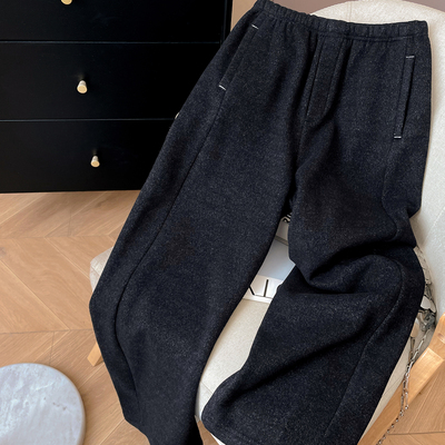 高腰休闲长裤2025新款软糯糯米裤