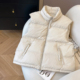 2025新款 小C家 背心羽绒马甲女款 外穿冬加厚立领90白鸭绒保暖外套