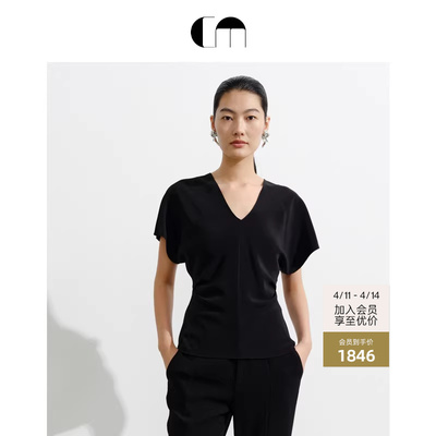 短袖醋酸设计师CM吕燕