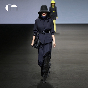 MOI吕燕设计师早春PU皮腰封腰带皮带 COMME 秀场同款