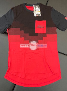 UNDER ARMOUR安德玛UA精神男子篮球运动库里30短袖T恤1298362