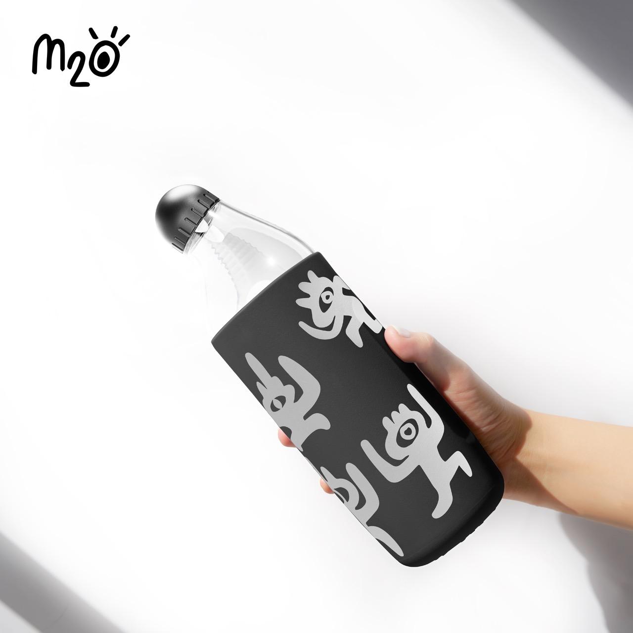 m2o Lousy联名RainDance运动水杯水瓶歪脖子便携户外搞怪节日礼品