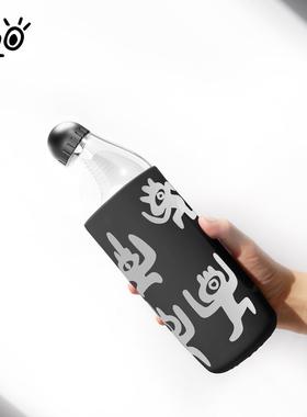 m2o Lousy联名RainDance运动水杯水瓶歪脖子便携户外搞怪节日礼品