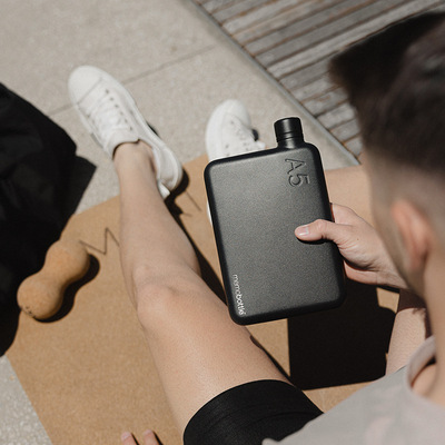 Memobottle不锈钢金属水壶扁平