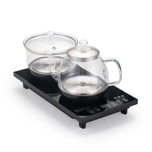 家禄福底部上水全自动电茶炉嵌入式自动上水烧水壶家用茶桌泡茶台