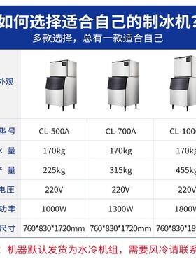 CL创历73//95/127/160/190/225/315/455/680/900KG方块制冰机
