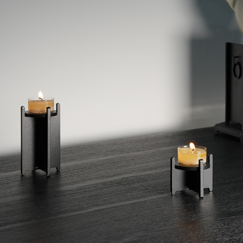 铁艺小烛台油灯台中式禅意铁制手工茶室摆件装饰茶具茶道蜡烛底座,餐饮具,茶道/零配,淘宝优惠券,粉丝福利购,淘宝优惠卷