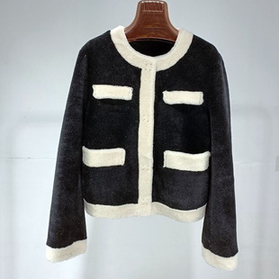 2025 处理女新款 断码 清仓秋冬獭兔毛皮草外套狐狸毛羊剪绒特价