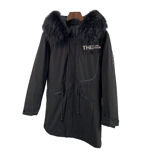 皮草派克服男装中长款外套