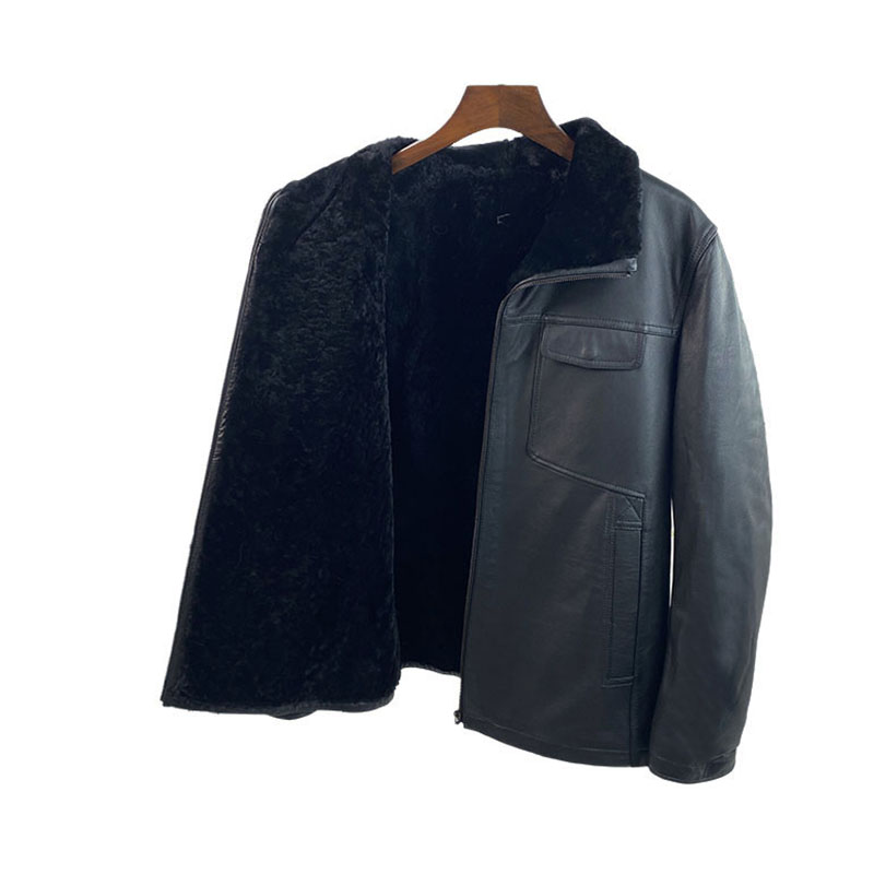 海宁真皮皮衣真毛美利奴羊毛皮