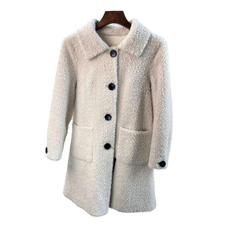 羊剪绒大衣女新款冬季翻领海宁复合皮毛一体皮草外套修身中长款特,女装/女士精品,皮草,淘宝优惠券,粉丝福利购,淘宝优惠卷