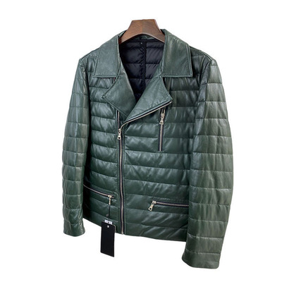 新款海宁真皮皮衣外套潮男装