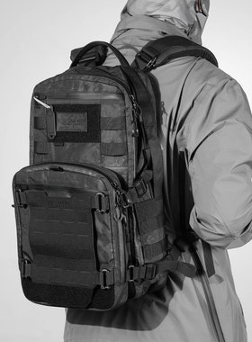 鹰视副包molle捆绑带战术单肩机能包狼顾双肩包头狼FGM-06