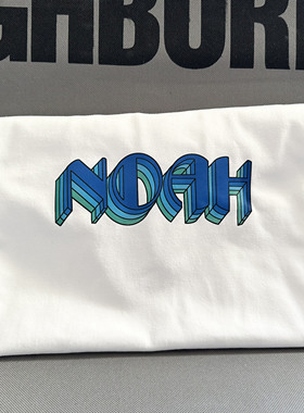 Nof studio 23ss 堆叠字母美潮宽松百搭全棉短袖T恤