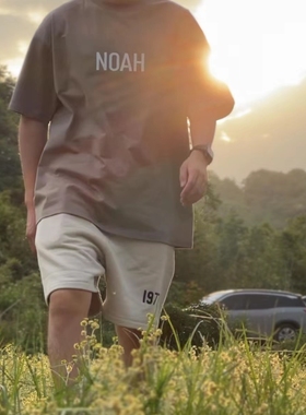 NOF studio 字母十字徽标LOGO宽松美潮印花短袖T恤 男女同款