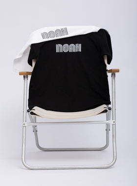 NOF studio 多线条瀑布字母印花圆领美潮短袖T恤