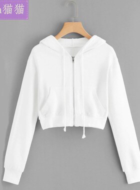 女 Crop top Hoodie Hoodies For Women Pullover Cropped Cute