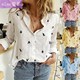 Office Women Shirts Ladies Summer Blouses Tops女 2020 Casual