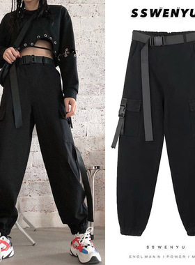 女装工装裤女休闲裤Women's overalls women's casual pants lady