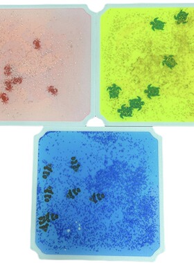 40CM海洋款和普通攀爬架液体彩砖儿童益智拼图地板地垫视觉感官垫