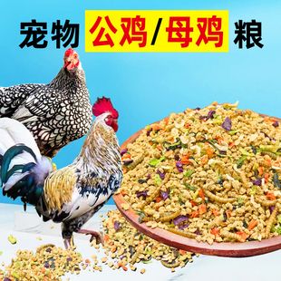 宠物大公鸡饲料母鸡粮蛋鸡饲料波澜鸡矮脚鸡长尾鸡茶花鸡小鸡饲料
