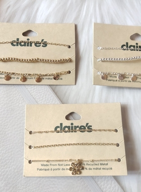 气质简约3条手链组合套装时尚百搭学生女串珠小坠欧美腕饰日常g19