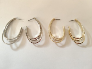 气质个性金属耳钉开口耳圈欧美时尚百搭学生女个性耳饰耳环潮人04