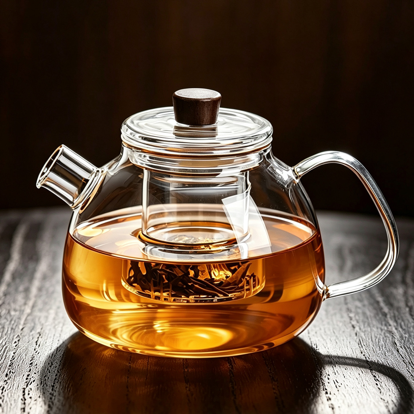 玻璃茶水分离耐高温家用泡茶壶