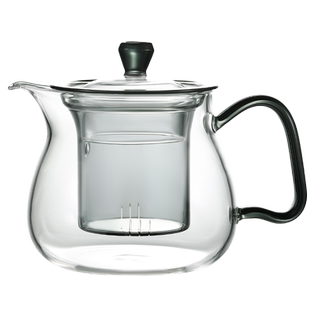 玻璃茶壶泡茶家用耐高温加厚过滤泡茶器花茶壶小号简约红茶具套装