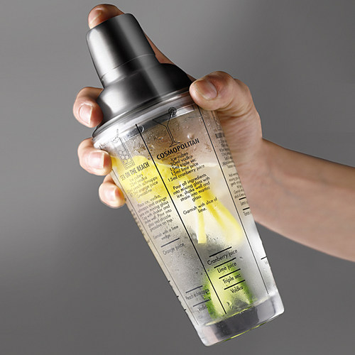 雪克杯手摇带刻度雪克壶奶茶店专用鸡尾酒调酒工具家用调酒器套装