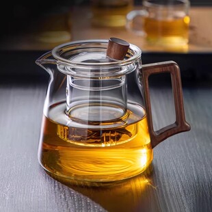 泡茶壶2026新款办公室一人饮养生茶具套装家用透明高硼硅玻璃茶壶