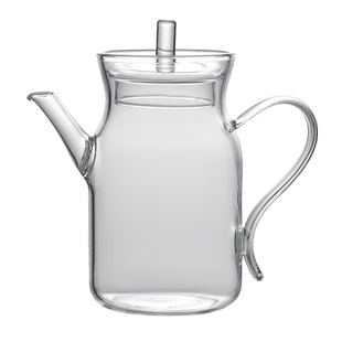 茶壶泡茶家用带过滤仿古宋茶壶茶具泡茶器透明带盖彩把小号手执壶