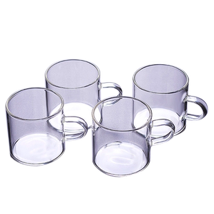茶杯套装家用带把玻璃杯主人杯单杯个人专用品茗小杯高档功夫茶具