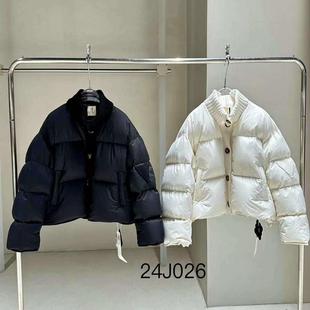 cicicoco猫头鹰2024冬季新款鹅绒服短款i你姐针织南油高货欧洲站